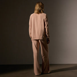 Vintage French Terry Relaxed Sweatshirt in Rose Nude Pigment | James Perse Los Angeles