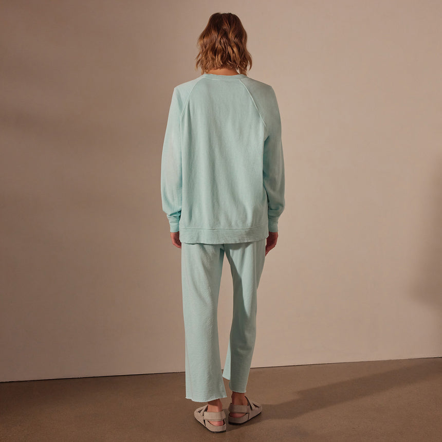 Vintage French Terry Relaxed Sweatshirt in Taffy Pigment | James Perse Los Angeles