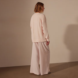 Vintage French Terry Relaxed Sweatshirt in Zephyr Pigment | James Perse Los Angeles