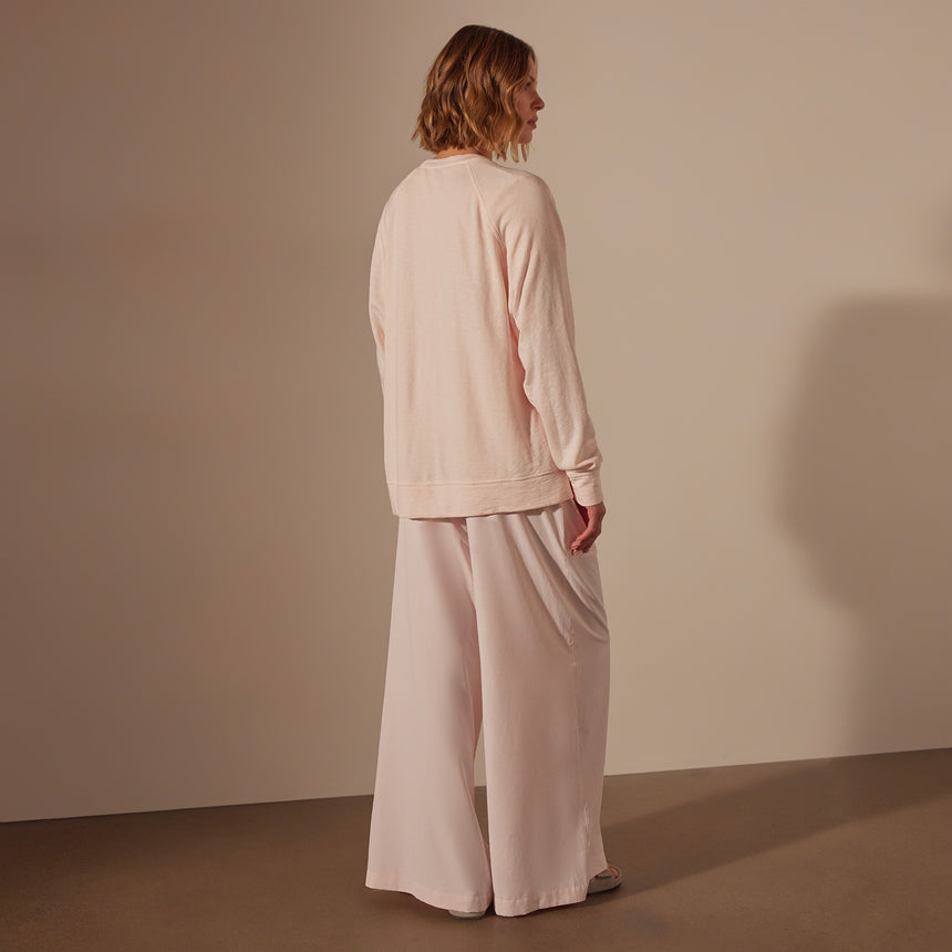 Vintage French Terry Relaxed Sweatshirt in Zephyr Pigment | James Perse Los Angeles
