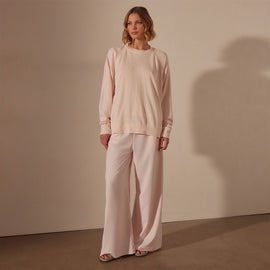 Vintage French Terry Relaxed Sweatshirt in Zephyr Pigment | James Perse Los Angeles