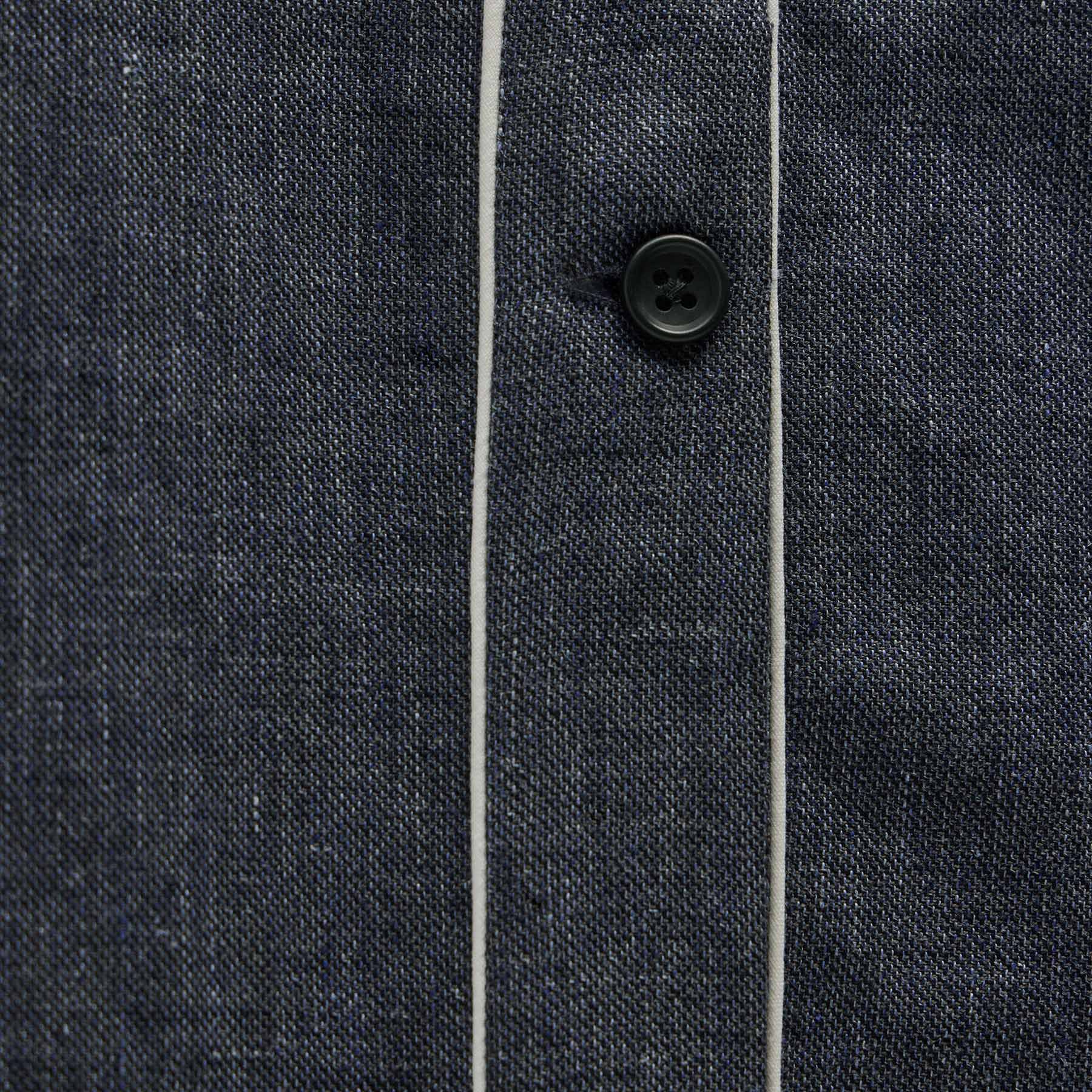 Linen Cotton Track Pant in Heather Navy | James Perse Los Angeles