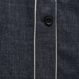 Linen Cotton Track Pant in Heather Navy | James Perse Los Angeles