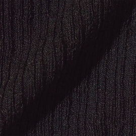 Stretch Linen Ribbed VinNeck in Black | James Perse Los Angeles