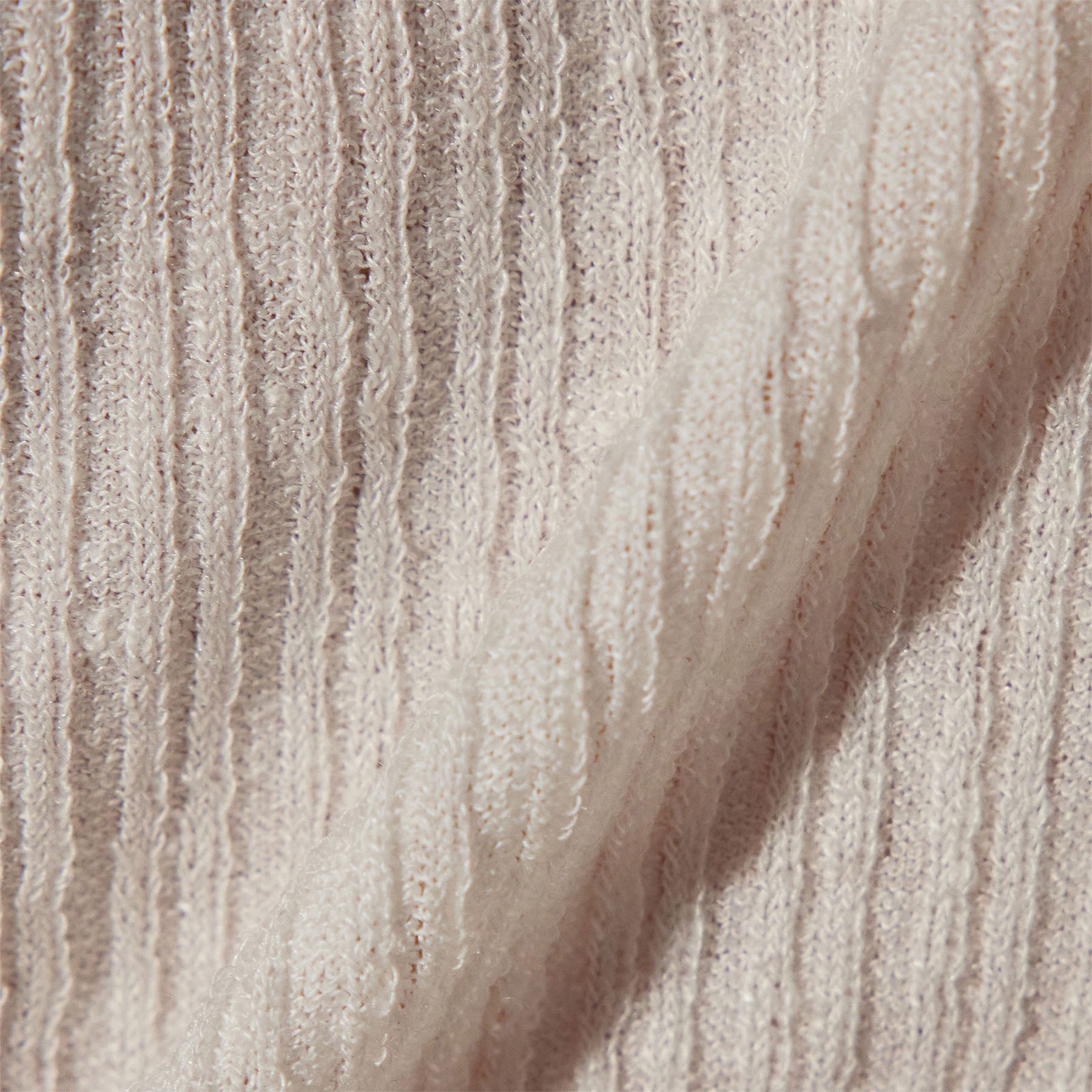 Stretch Linen Ribbed VinNeck in White | James Perse Los Angeles