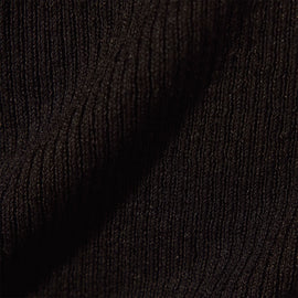 Stretch Linen Ribbed Tank in Black/White | James Perse Los Angeles