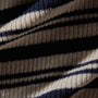 Stretch Linen Ribbed Tee in Canvas/Navy Stripe | James Perse Los Angeles