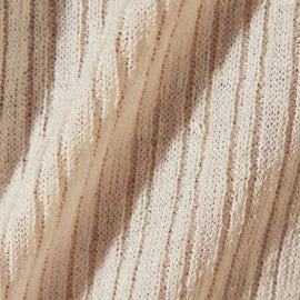 Stretch Linen Ribbed Dress in Canvas | James Perse Los Angeles