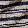 Stretch Linen Ribbed Dress in Canvas/Navy Stripe | James Perse Los Angeles