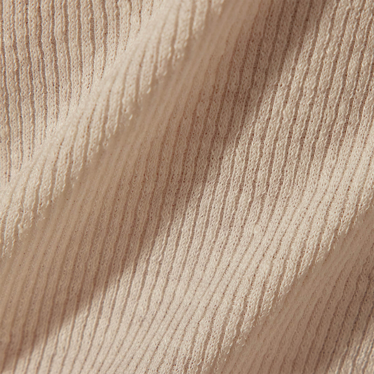Stretch Linen Ribbed Dress in White/Black | James Perse Los Angeles