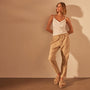 Micro Twill Casual Pant in Sand Pigment | James Perse Los Angeles