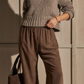 Washed Silk Relaxed Pant - Washed Brown | WSHB1190_WABR_1499.jpg