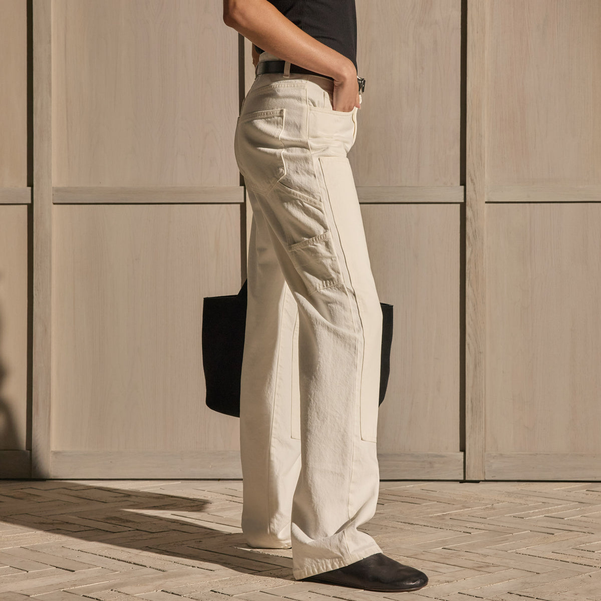 Denim Carpenter Pant - Ecru | WCED1173_ECU_0573.jpg