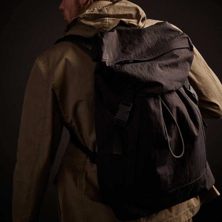 Sequoia Mountain Nylon Backpack in Black | James Perse Los Angeles