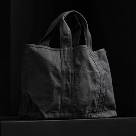 Small Canvas Tote In Asphalt | James Perse Los Angeles