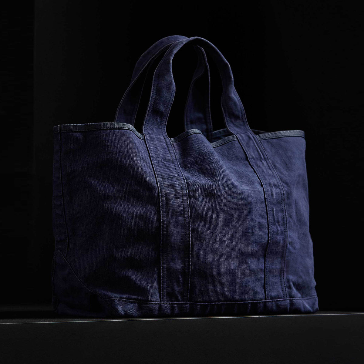 Small Canvas Tote In Royal Blue | James Perse Los Angeles