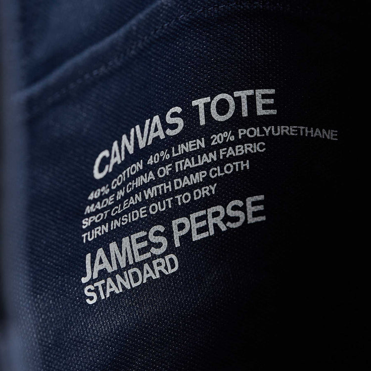 Small Canvas Tote In Royal Blue | James Perse Los Angeles
