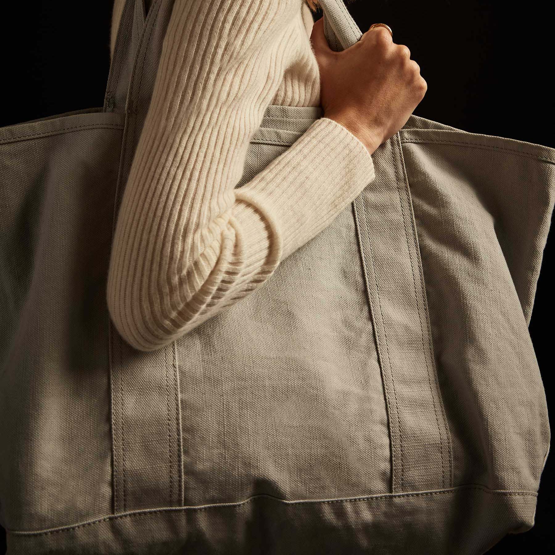 Small Canvas Tote - Arctic | James Perse Los Angeles