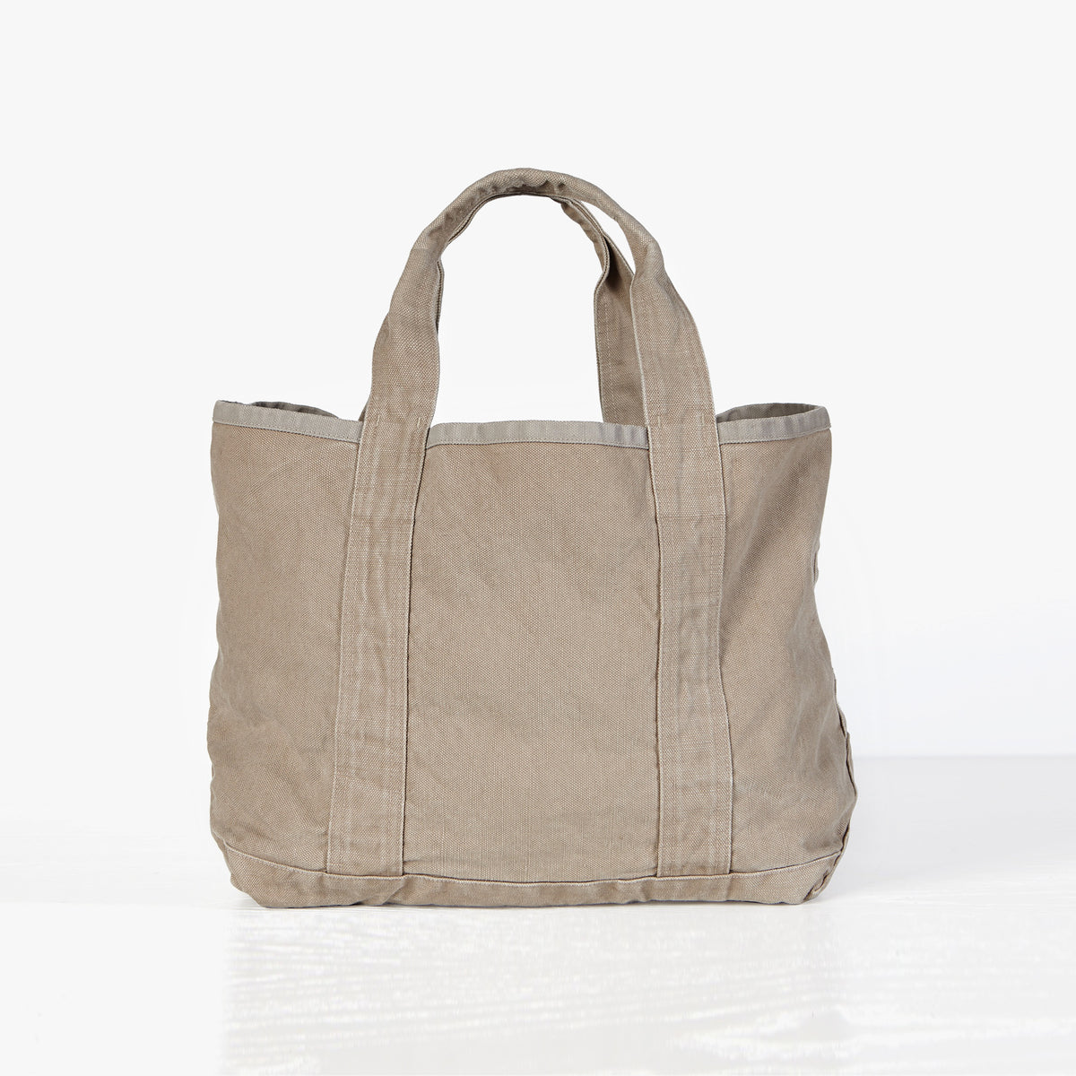 Small Canvas Tote In Khaki | James Perse Los Angeles