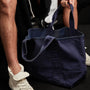 Small Canvas Tote In Royal Blue | James Perse Los Angeles