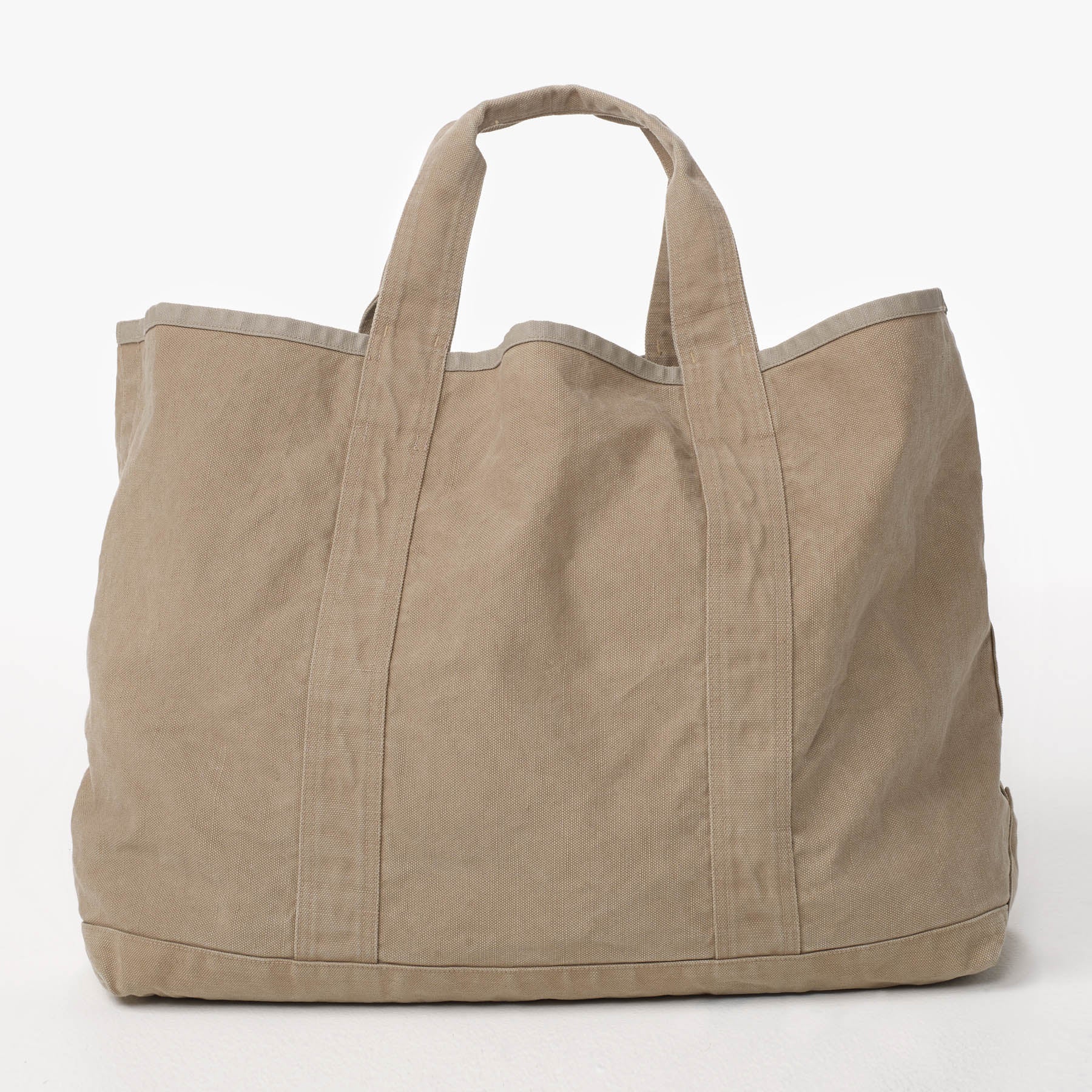 Large Canvas Tote In Khaki | James Perse Los Angeles