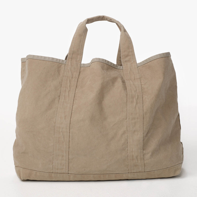 Large Canvas Tote In Khaki | James Perse Los Angeles
