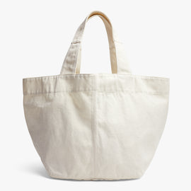 Loma Small Slouchy Canvas Tote In White | James Perse Los Angeles