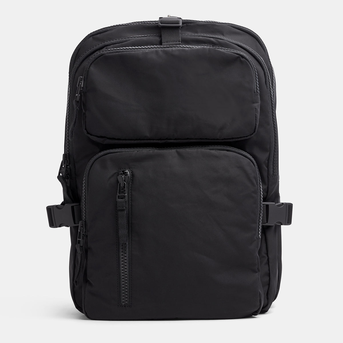 Sierra Nylon Utility Backpack In Black | James Perse Los Angeles