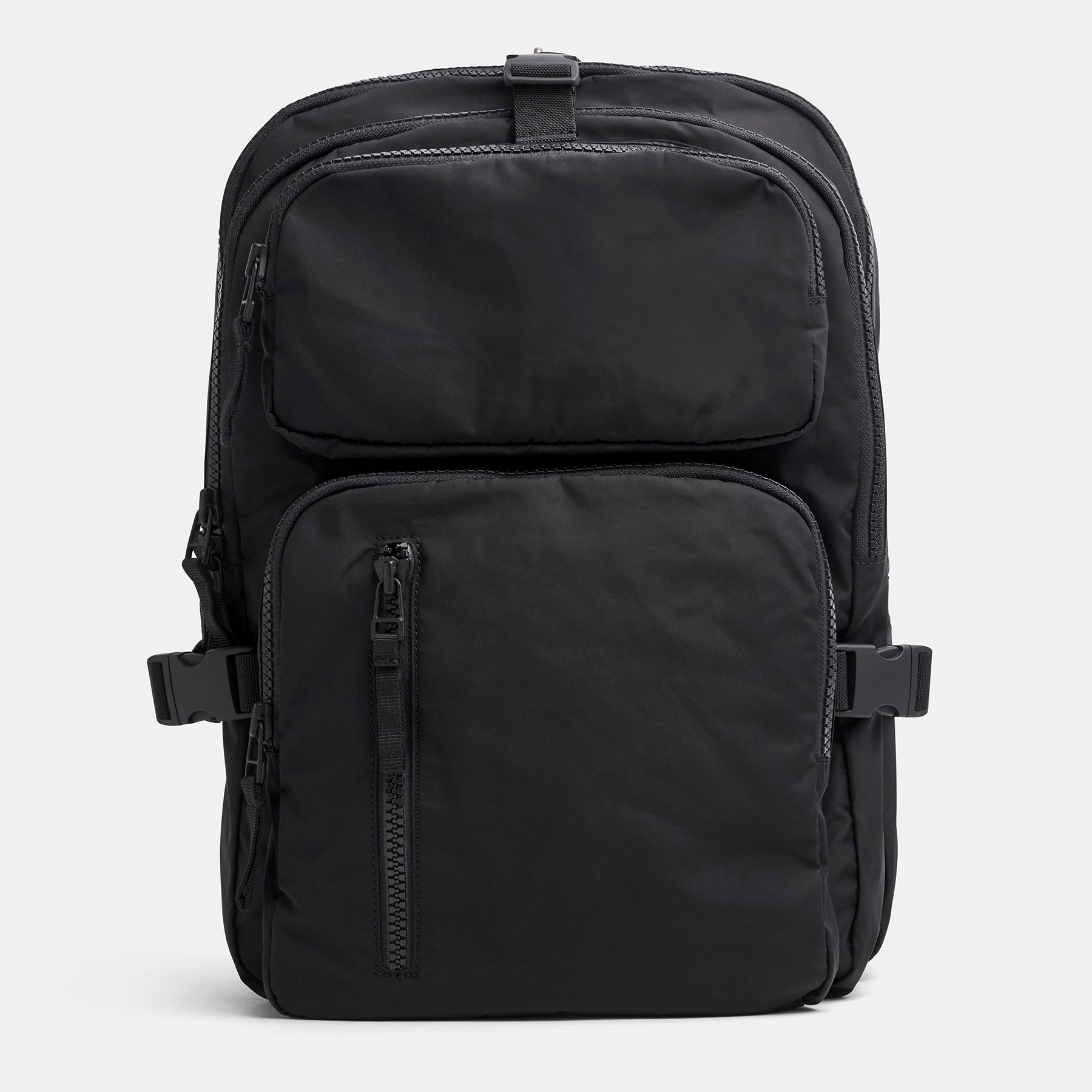 Sierra Nylon Utility Backpack In Black | James Perse Los Angeles