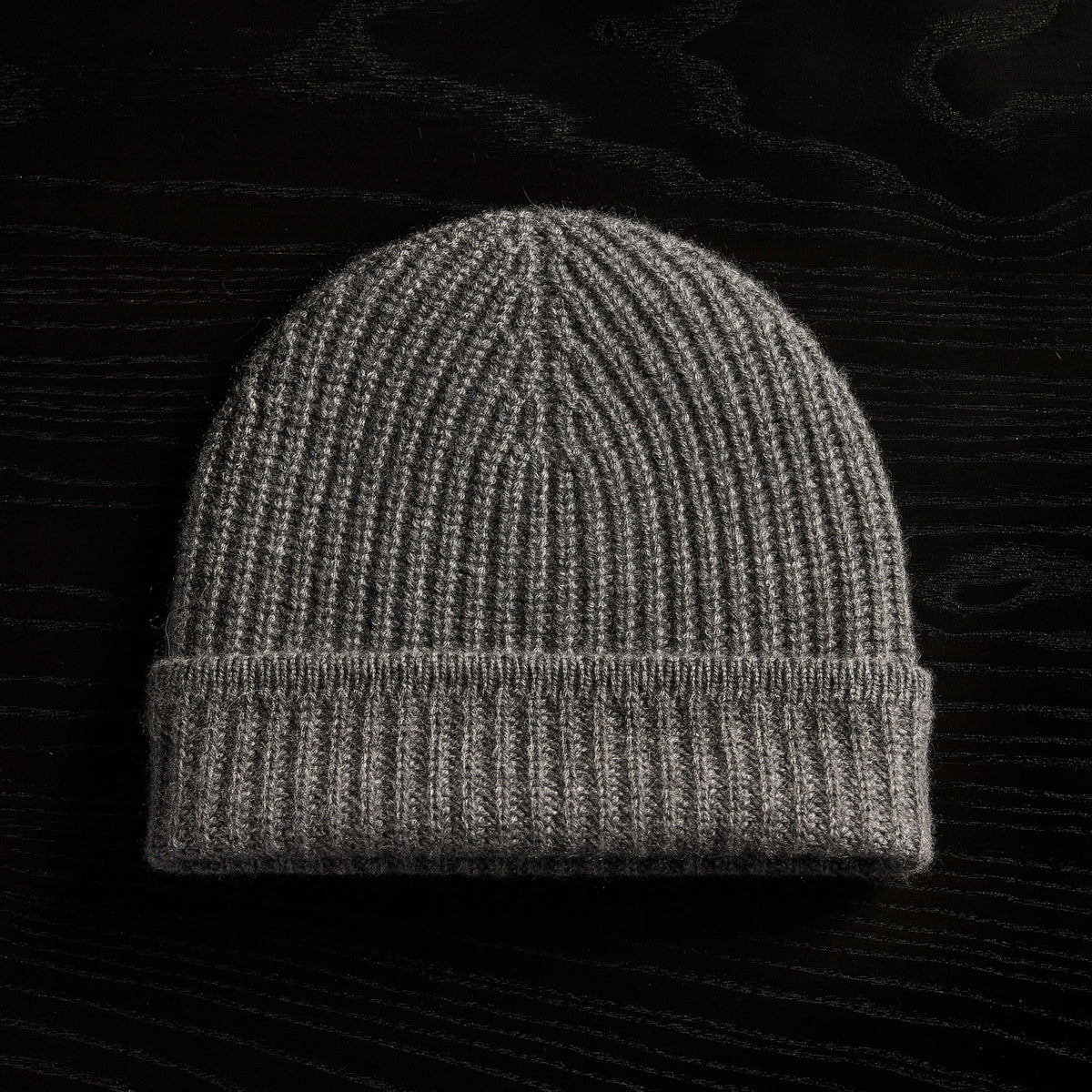 Thermal Cashmere Beanie - Grey Felt | James Perse Los Angeles