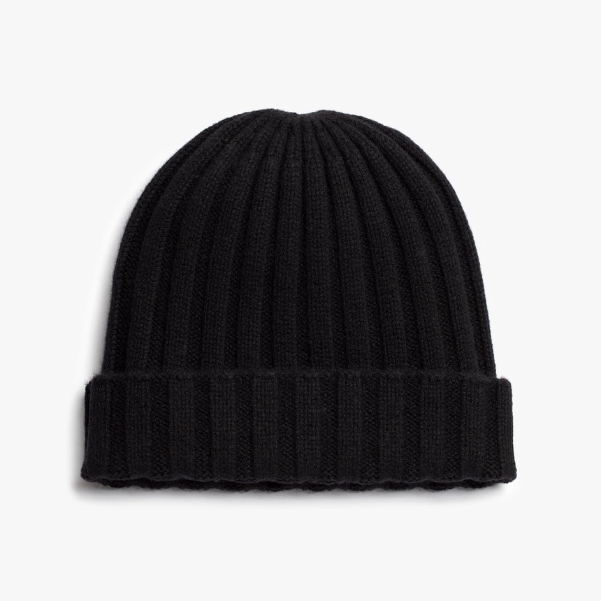 Recycled Cashmere Beanie In Black | James Perse Los Angeles