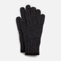 Recycled Cashmere Tippd Gloves - Charcoal | James Perse Los Angeles