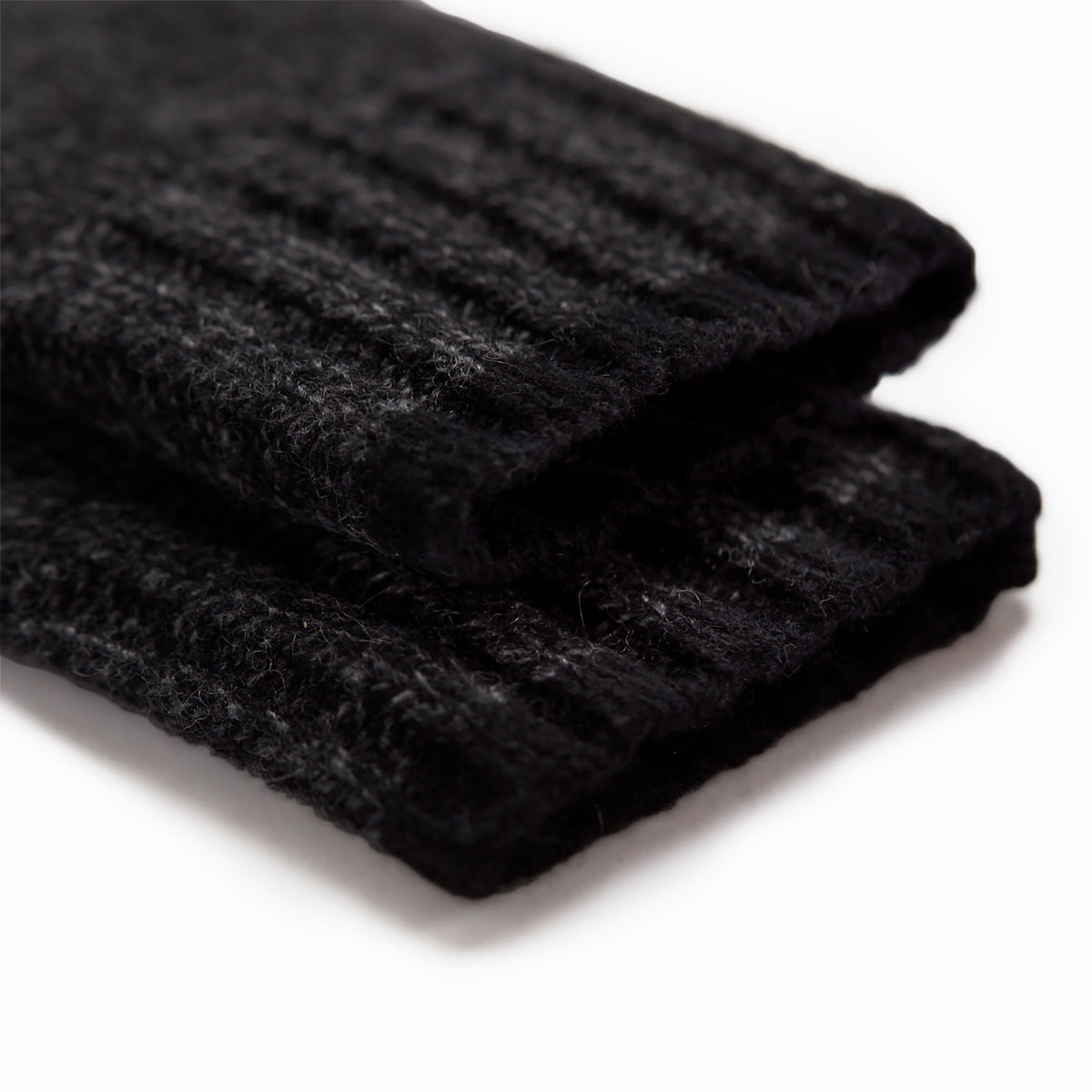 Recycled Cashmere Tippd Gloves - Charcoal | James Perse Los Angeles