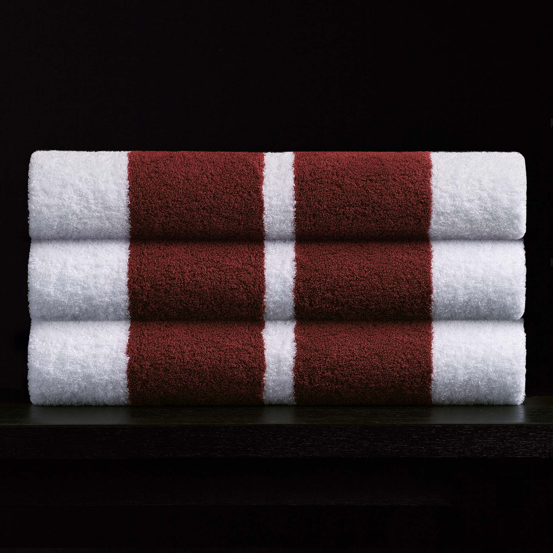 double stripe beach towel white sunstone atd0181 | James Perse Los Angeles 