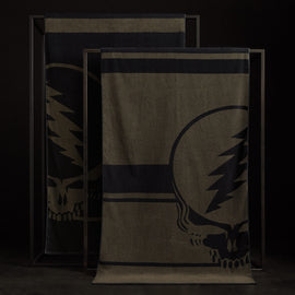 Grateful Dead Beach Towel - Black/Palm | James Perse Los Angeles