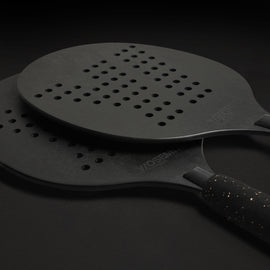 Y/OSEMITE Etched Richlite Paddleball Set in Black Richlight | James Perse Los Angeles
