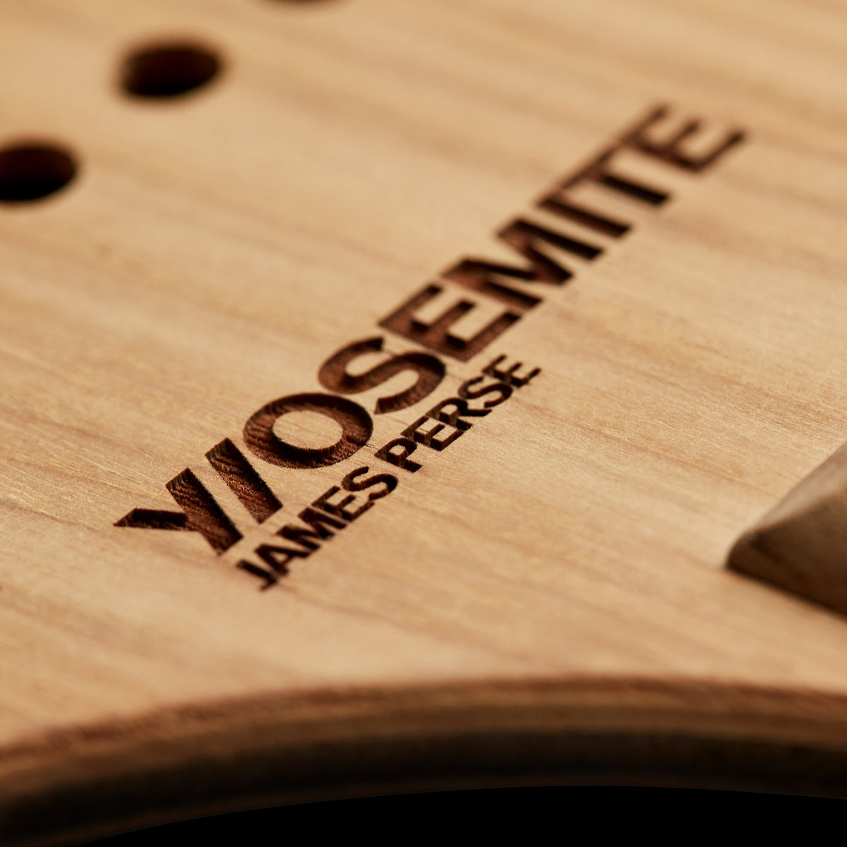 Y/OSEMITE Etched Teak Paddleball Set in Teak | James Perse Los Angeles