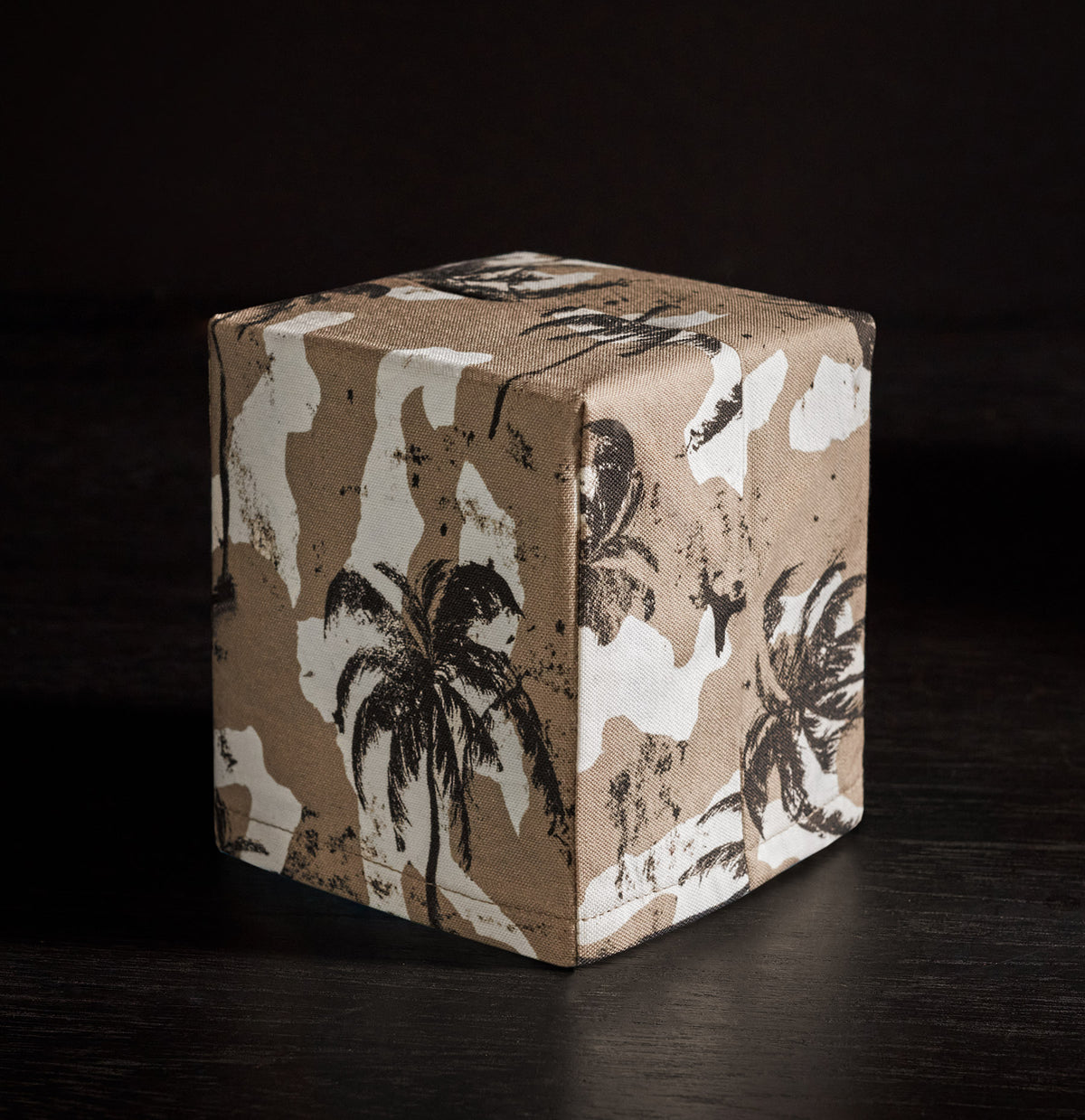 Palm Camo Tissue Box Cover - Desert | James Perse Los Angeles