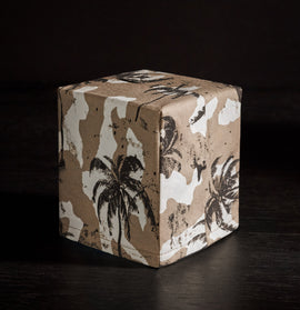 Palm Camo Tissue Box Cover - Desert | James Perse Los Angeles