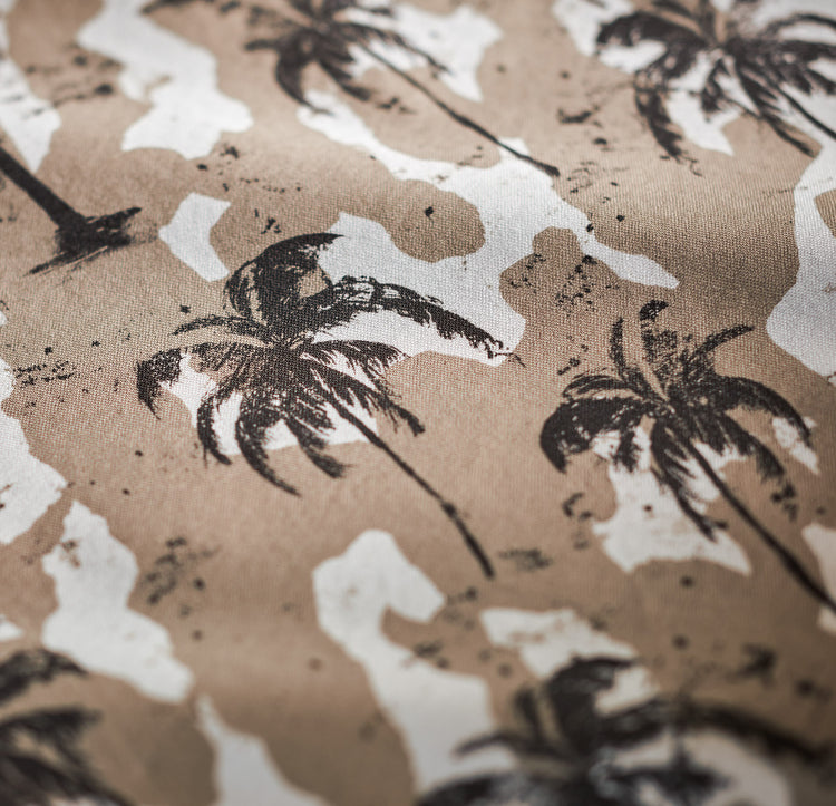 Camo Palm Print Table Napkin in Desert | James Perse Los Angeles