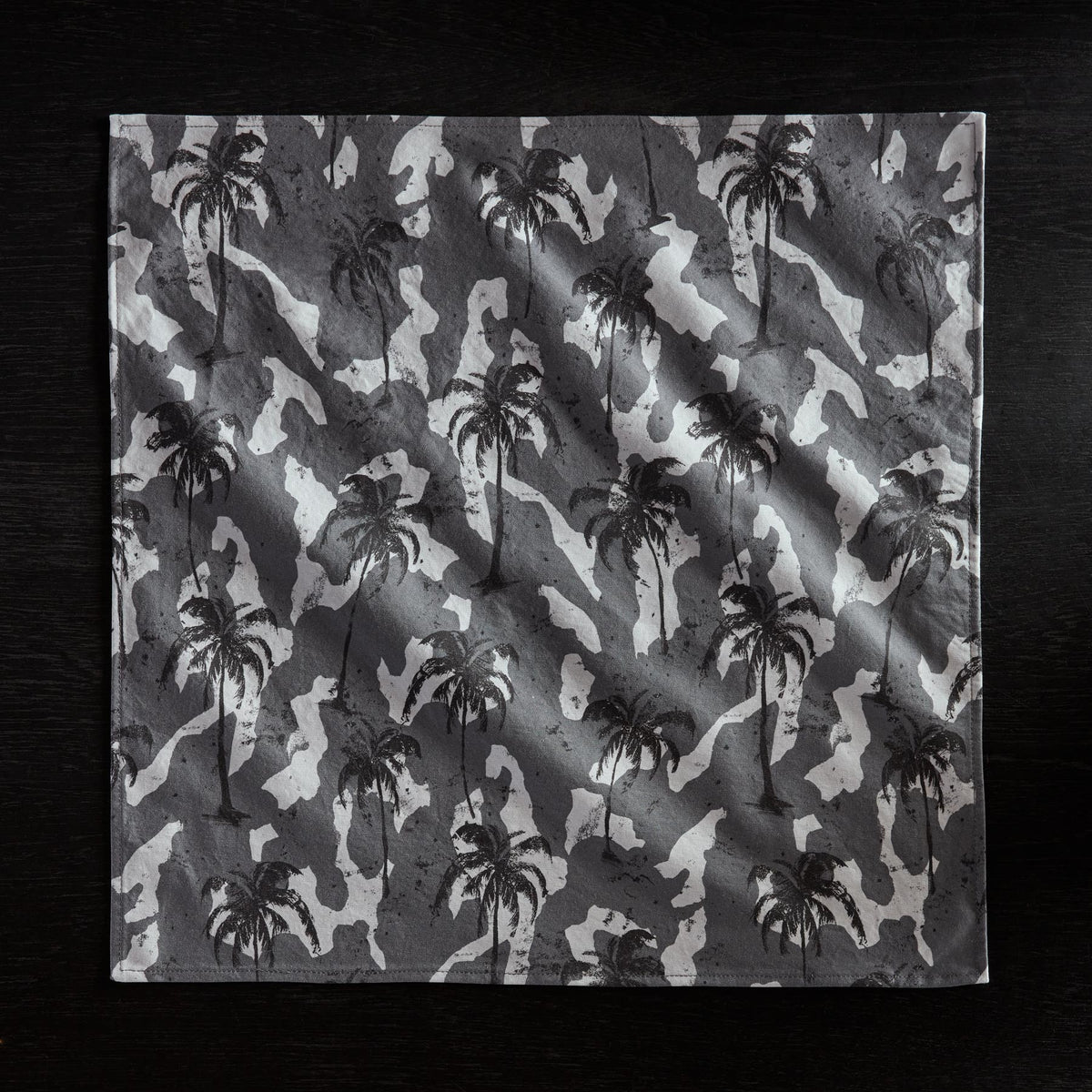Camo Palm Print Table Napkin - North | James Perse Los Angeles