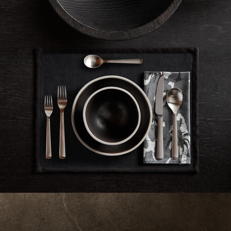 Camo Palm Print Table Napkin - North | James Perse Los Angeles