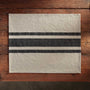 Three Stripe Placemat in Natural/Black | James Perse Los Angeles