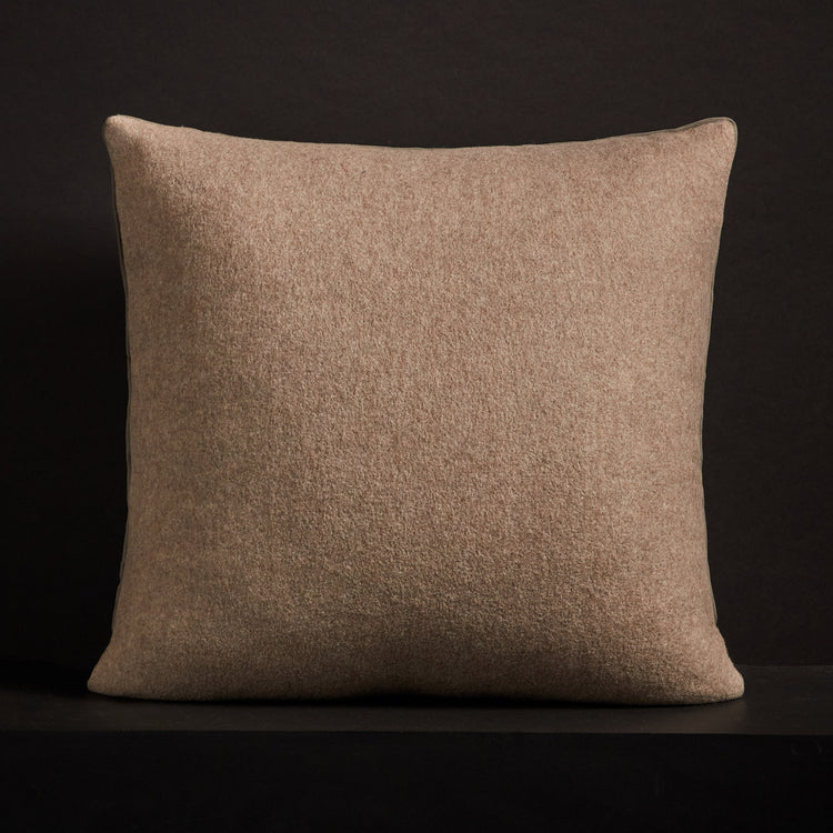 Baby Soft Throw Pillow With Piping - Heather Coyote | James Perse Los Angeles