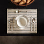 Stripe Placemat in Natural Stripe | James Perse Los Angeles
