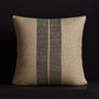 Heavy Double Stripe Pillow in Beige/Black | James Perse Los Angeles