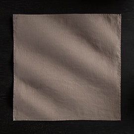 Solid Linen Table Napkin - Fume | James Perse Los Angeles