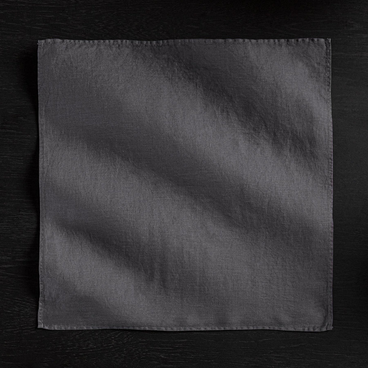 Solid Linen Table Napkin - Titan | James Perse Los Angeles