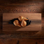 Teak Serving Board 3 Stripe 9X20 in Teak W Natural Finish Domestic | James Perse Los Angeles