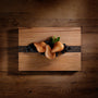 Teak Serving Board 1 Strp14X20 in Teak W Natural Finish Domestic | James Perse Los Angeles